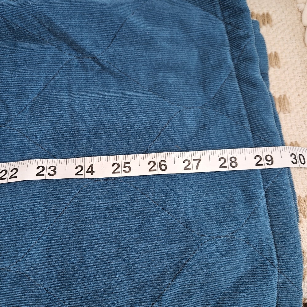 Habitat Vest Teal Quilted Corduroy Sleeveless Jacket Womens Size XL Extra Large - Picture 14 of 14